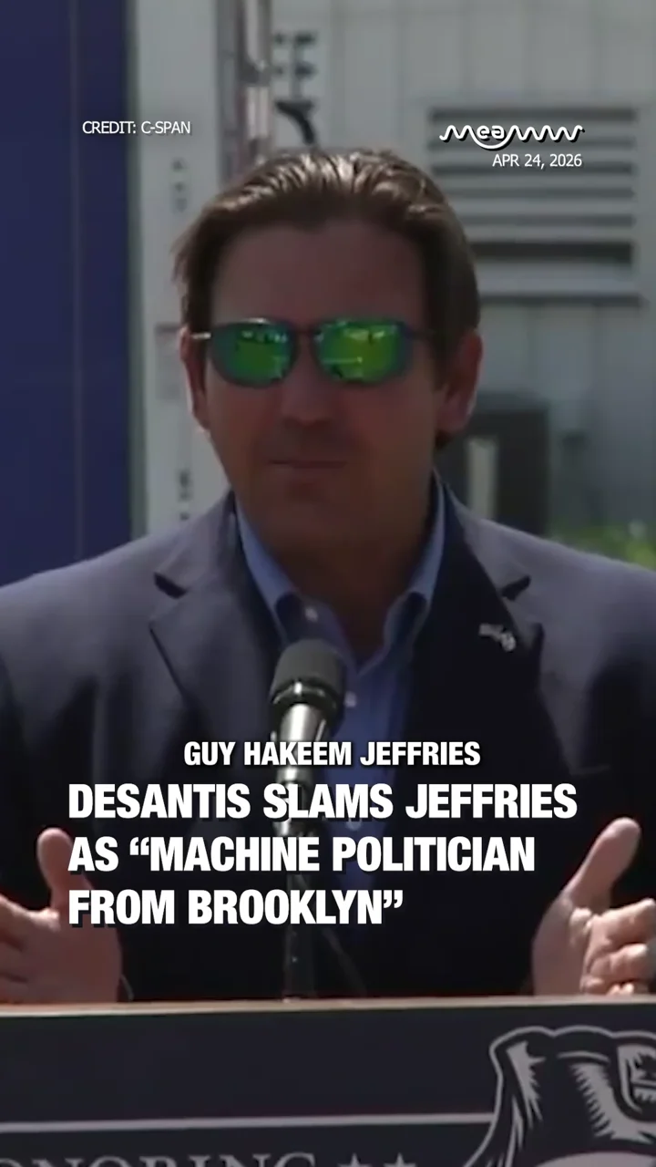 DeSantis Slams Jeffries as “Machine Politician From Brooklyn”