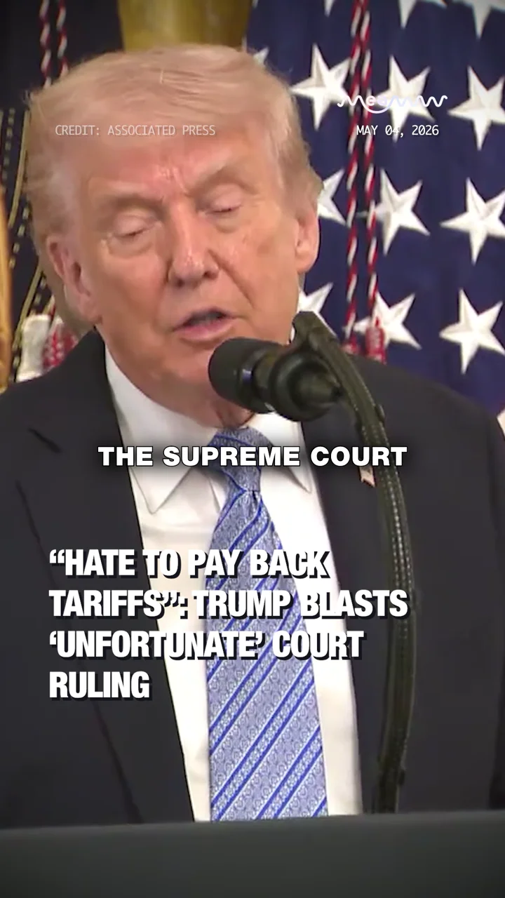 “Hate to pay back tariffs”: Trump Blasts ‘Unfortunate’ Court Ruling