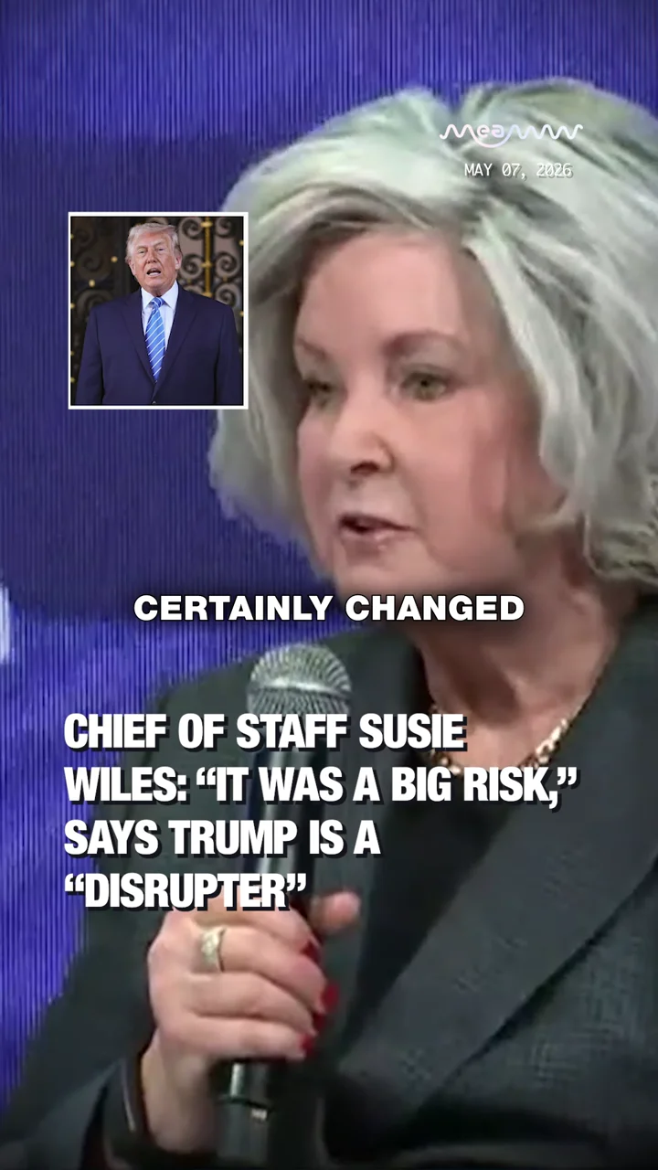 Chief of Staff Susie Wiles: “It Was a Big Risk,” Says Trump Is a “Disrupter”