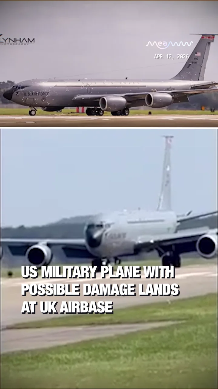 US Military Plane With Possible Damage Lands at UK Airbase
