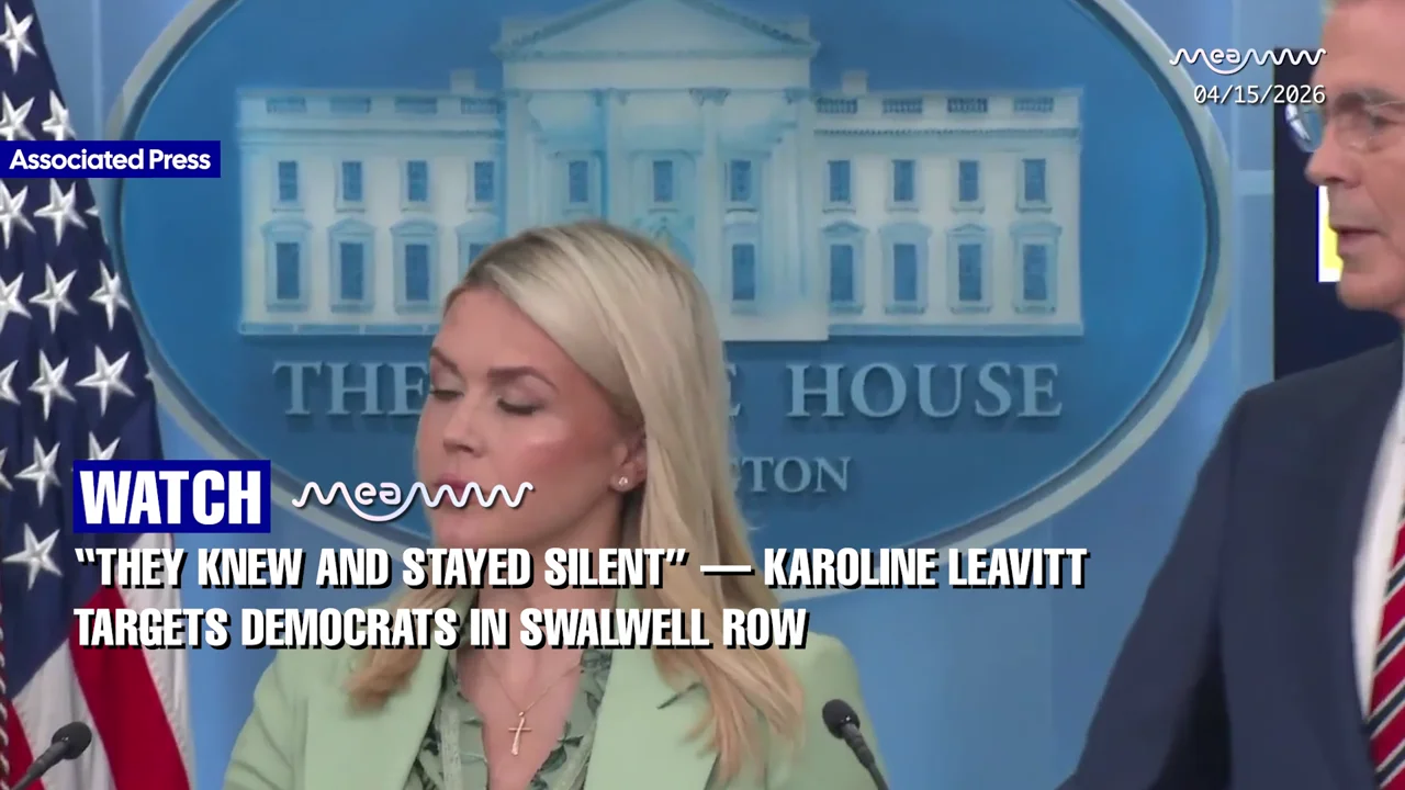 “Why Were Democrats Silent?” — Karoline Leavitt Calls Out Eric Swalwell Scandal