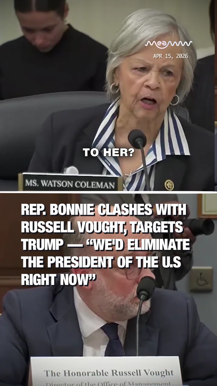 Rep. Bonnie Clashes with Russell Vought, Targets Trump — “we'd eliminate the President of the U.S right now”