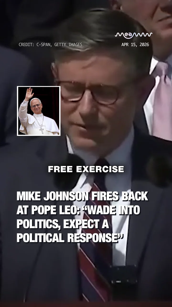 Mike Johnson Fires Back at Pope Leo: “Wade Into Politics, Expect a Political Response”