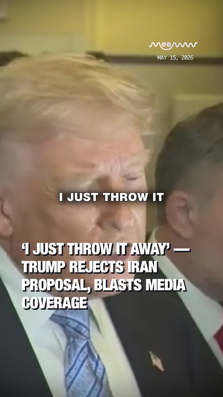 ‘I Just Throw It Away’ — Trump Rejects Iran Proposal, Blasts Media Coverage