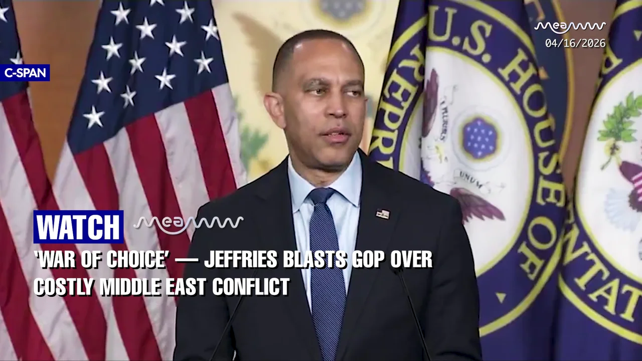 "Donald Trump and Republicans Have FAILED The American People"- Jeffries Slams GOP For Funding War But Not Families!