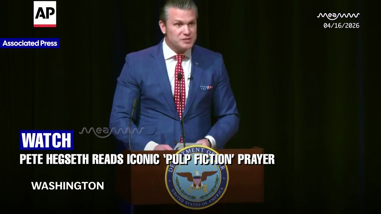 WATCH - Pete Hegseth Recites ‘Pulp Fiction’ Prayer On Air , Goes Viral