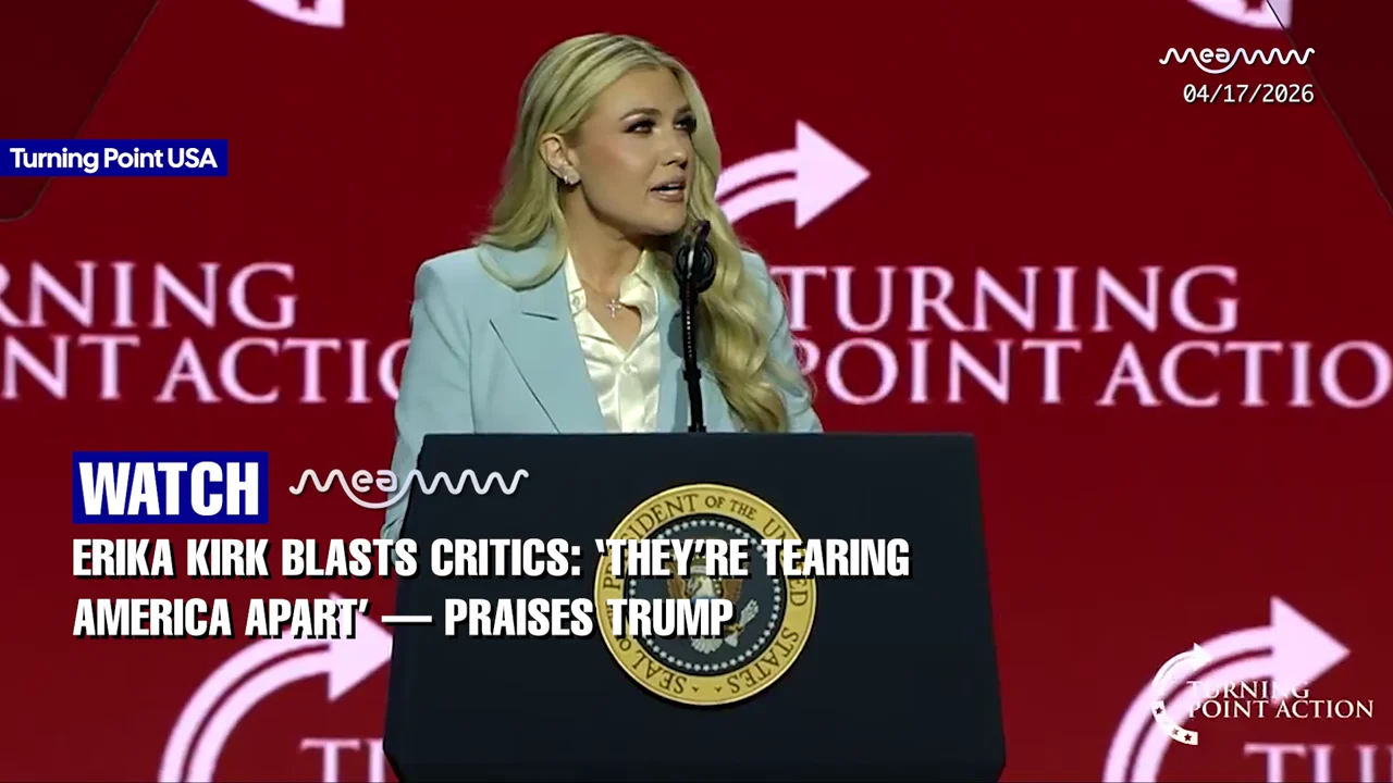 WATCH - Erika Kirk Unleashes on Trump Critics & Calls for Midterm Surge