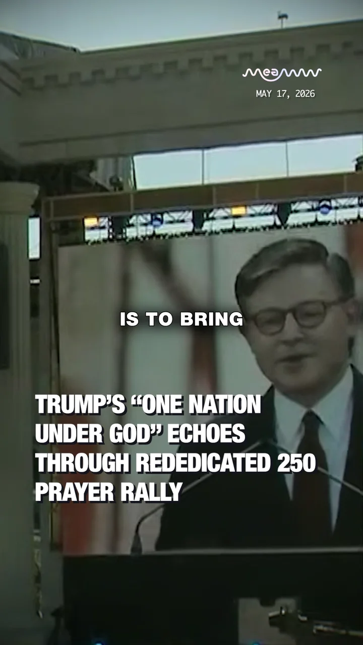 Trump’s “One Nation Under God” Echoes Through Rededicated 250 Prayer Rally