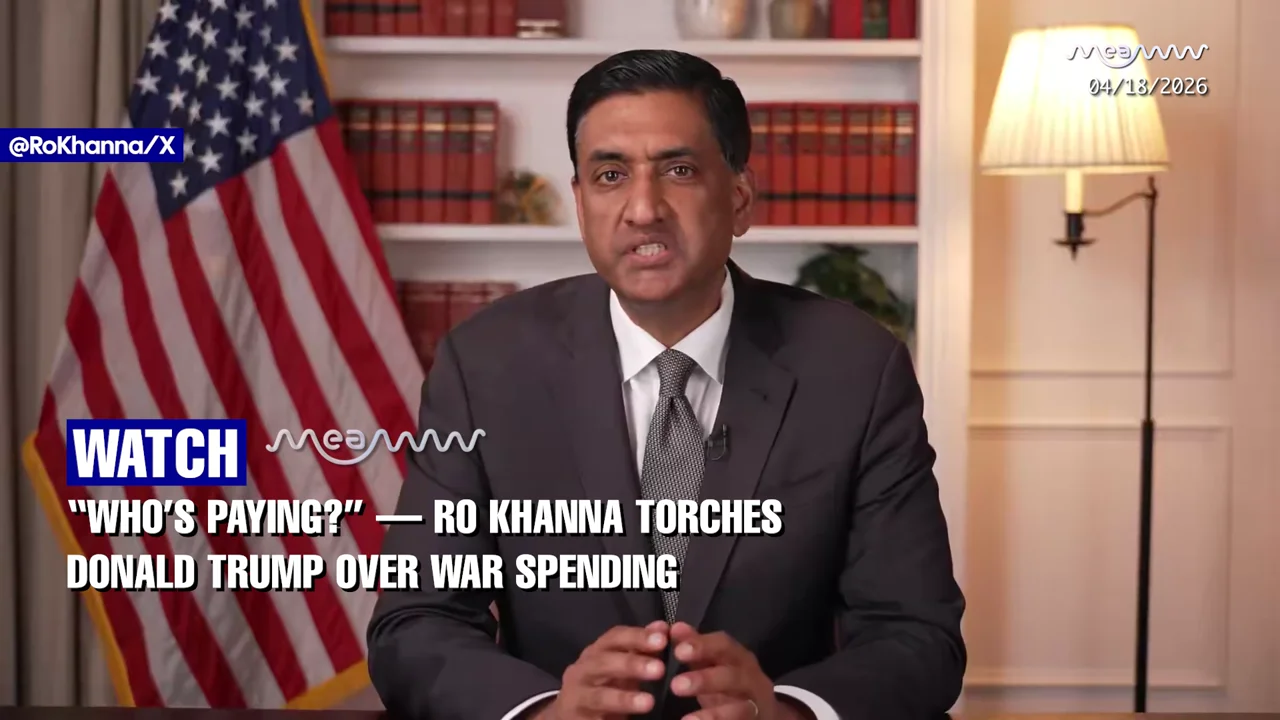 "$1.5 TRILLION FOR WAR?" -  Ro Khanna TORCHES Trump Over Massive Defense Budget Hike!