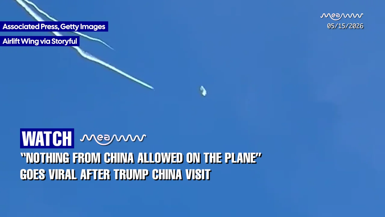 "Nothing From China Allowed": Watch Why Trump Team Dumps Chinese Gifts Before Boarding AF1