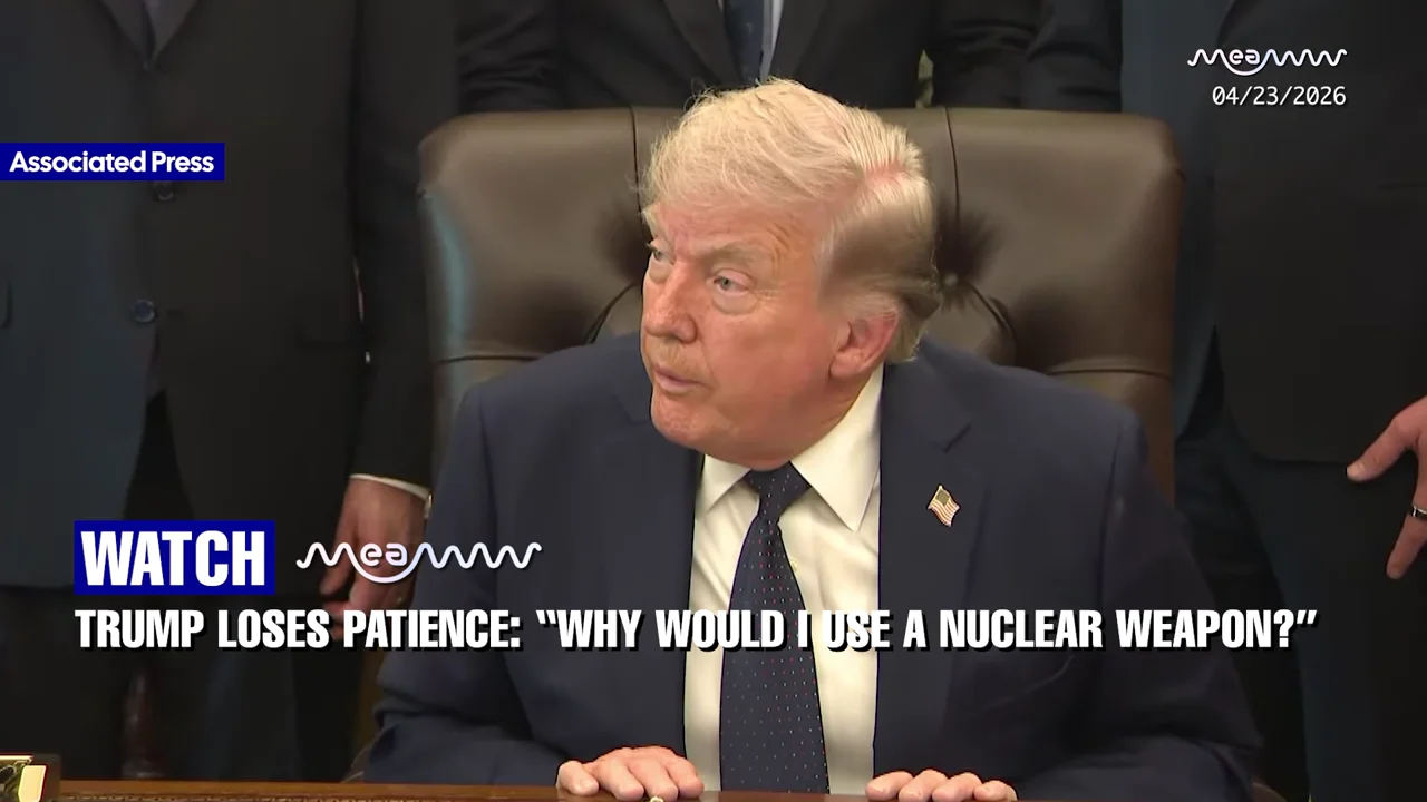"A Nuclear Weapon Should Never Be Used" - Trump Loses Patience Over Nuclear Iran Question, Takes Jab at Prince Harry