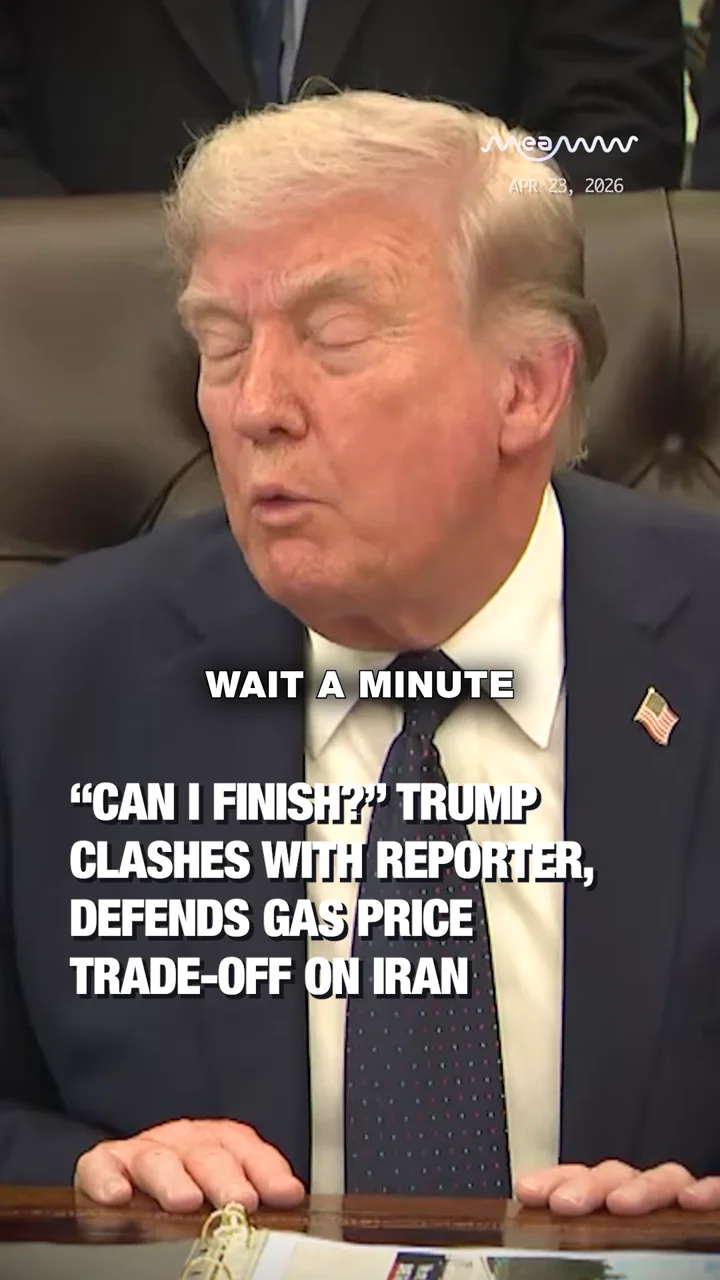 “Can I Finish?” Trump Clashes With Reporter, Defends Gas Price Trade-Off on Iran