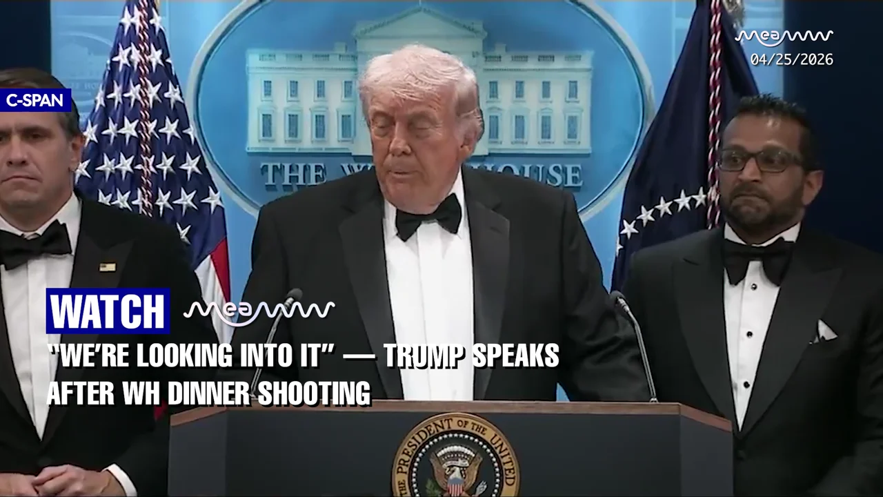 They Go After the Most Impactful People" — Trump Speaks Out on Shooting at Correspondents' Dinner & Compares Himself to Lincoln