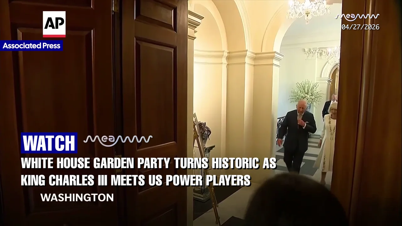 WATCH - King Charles III & Queen Camilla's Historic Engagement With U.S. Leaders Captivates the World