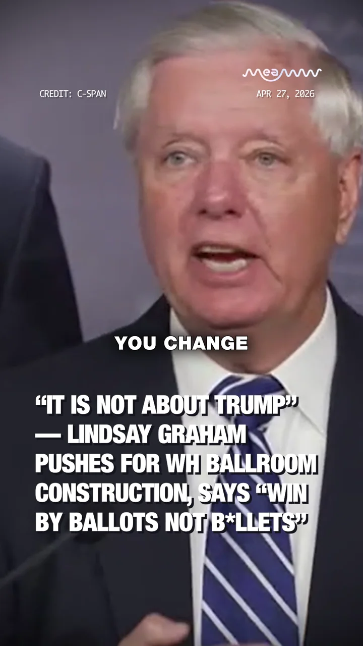 “It is not about Trump” - Lindsay Graham Pushes for WH Ballroom Construction, Says “Win by Ballots not Bullets”