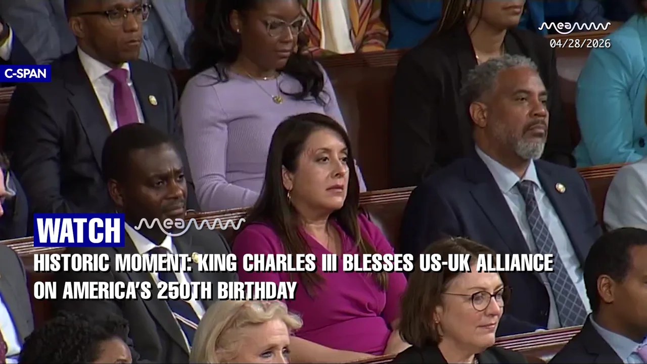 WATCH : King Charles III Delivers Emotional Address to Congress on America's 250th Birthday