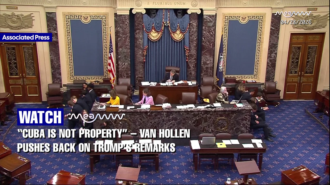 “CUBA IS NOT PROPERTY”: Van Hollen SLAMS Trump’s Invasion Rhetoric!