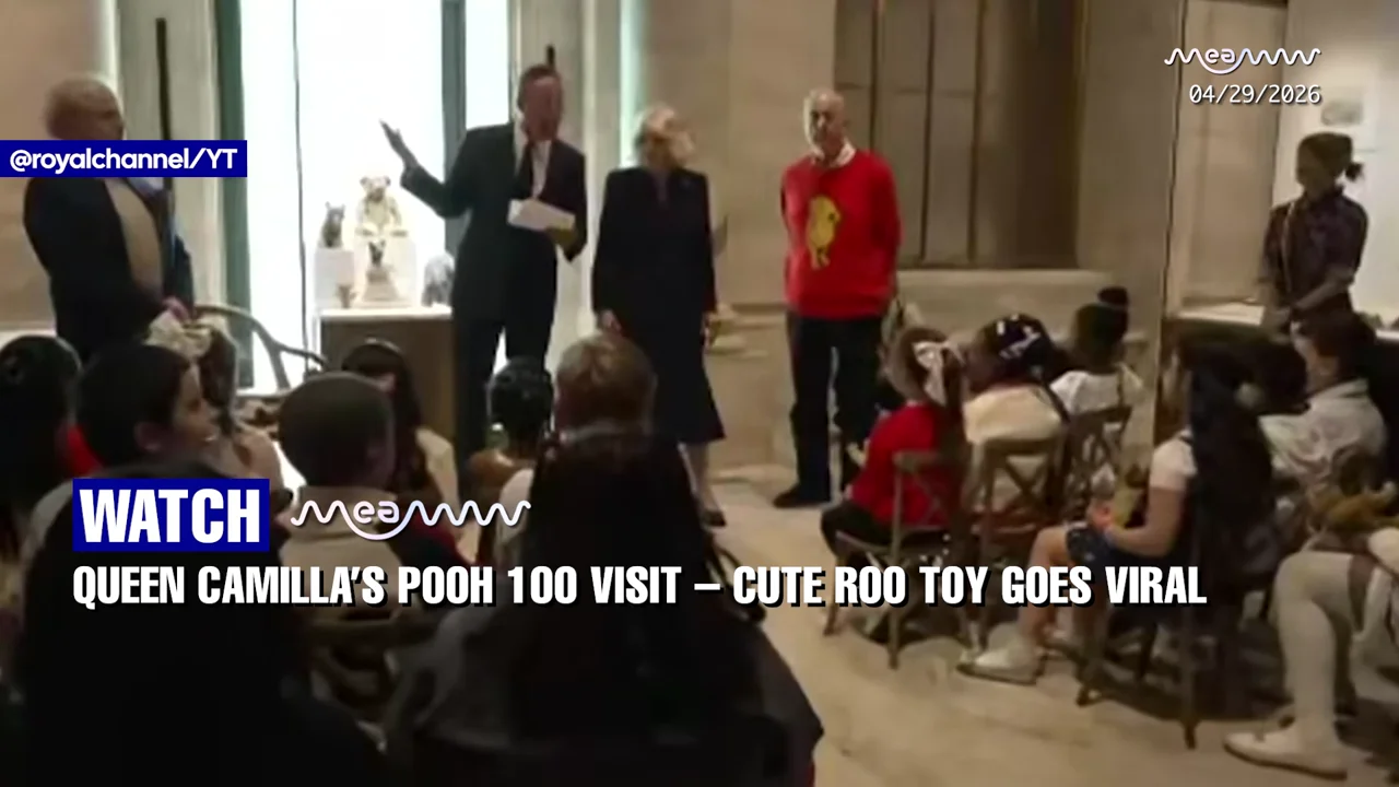 WATCH: Queen Camilla Marks Winnie the Pooh’s 100th Birthday with Historic Gift!