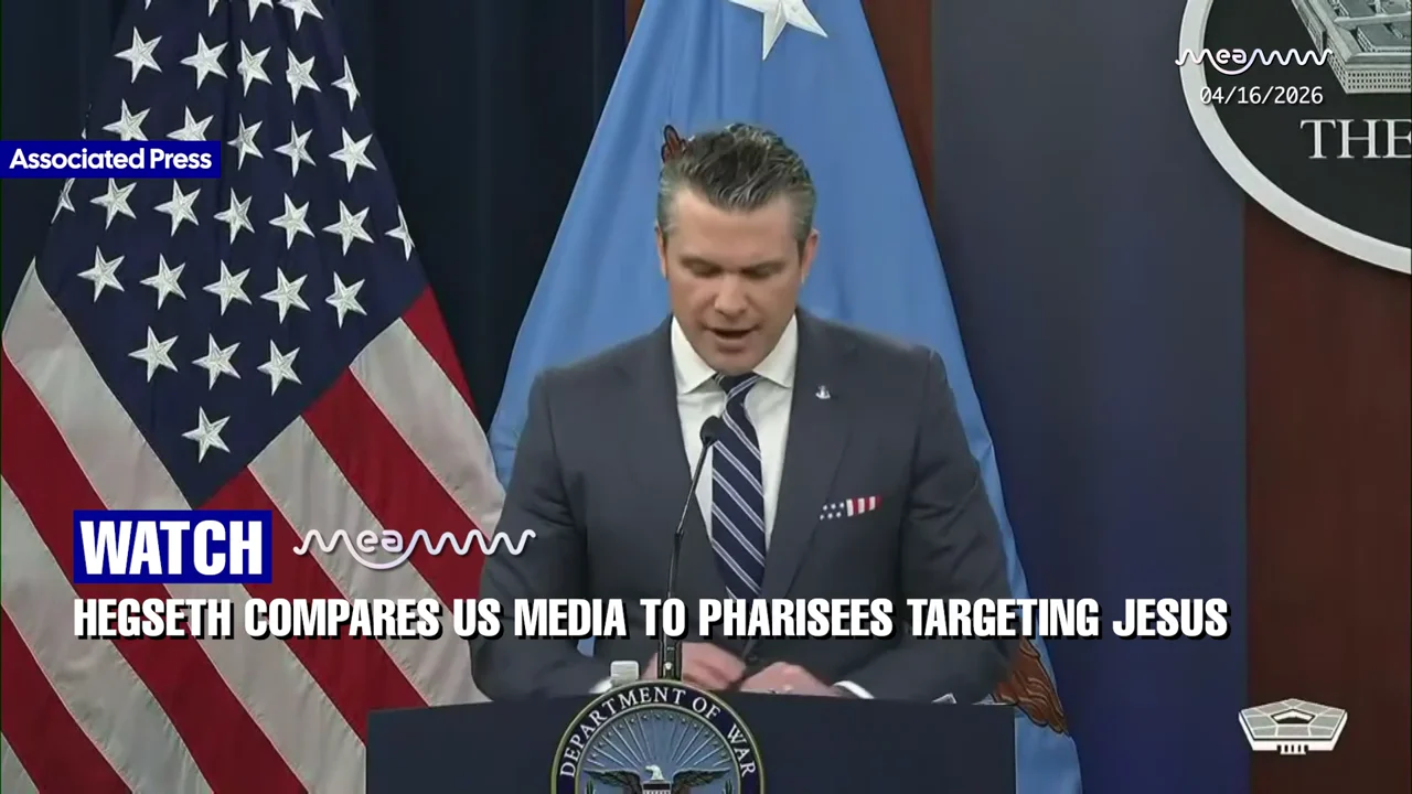 Hegseth Sparks Backlash, Targets Jesus — Compares U.S. Media to Pharisees