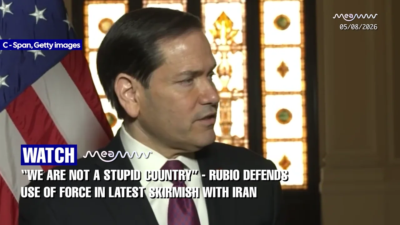 “WE ARE NOT A STUPID COUNTRY” - Rubio Defends Use of Force in Latest Skirmish With Iran