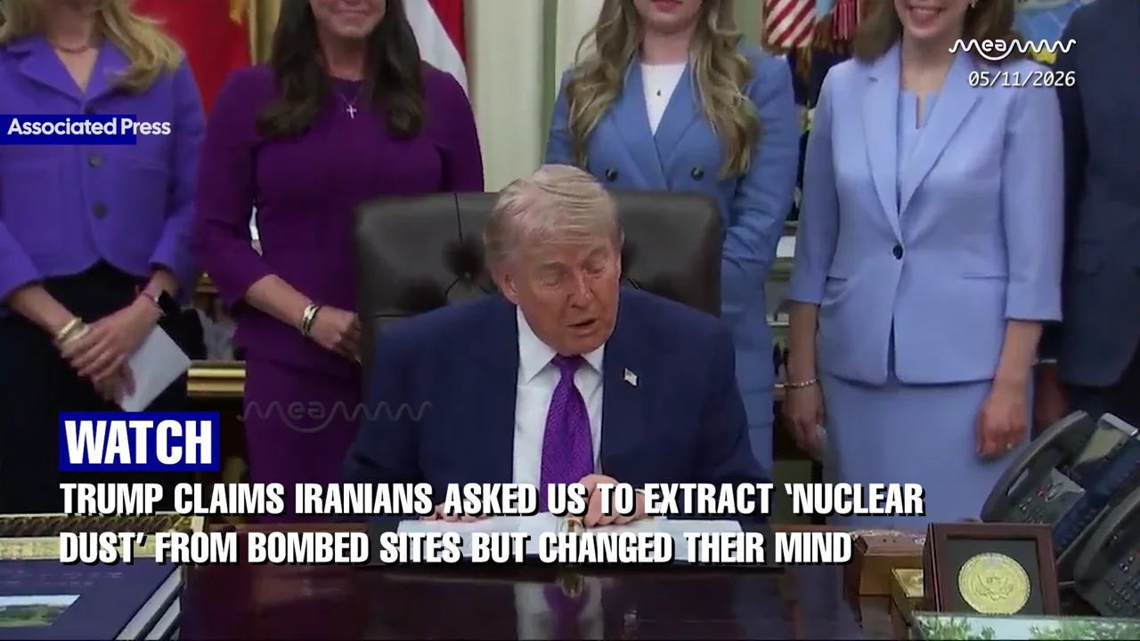 Trump Claims Iranians Asked US To Extract ‘Nuclear Dust’ From Bombed Sites But Changed Their Mind