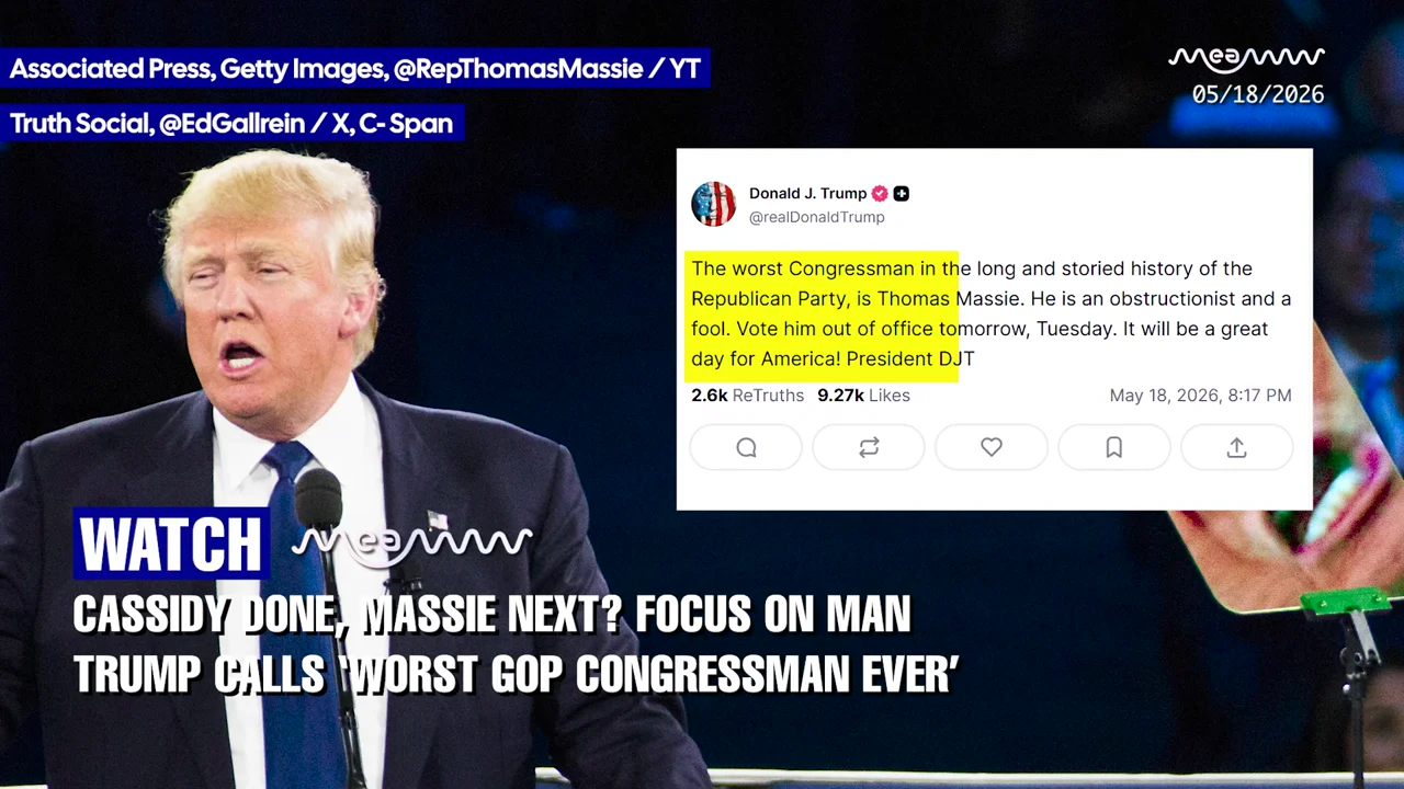 Cassidy Done, Massie Next? Focus On Man Trump Calls ‘Worst GOP Congressman Ever’