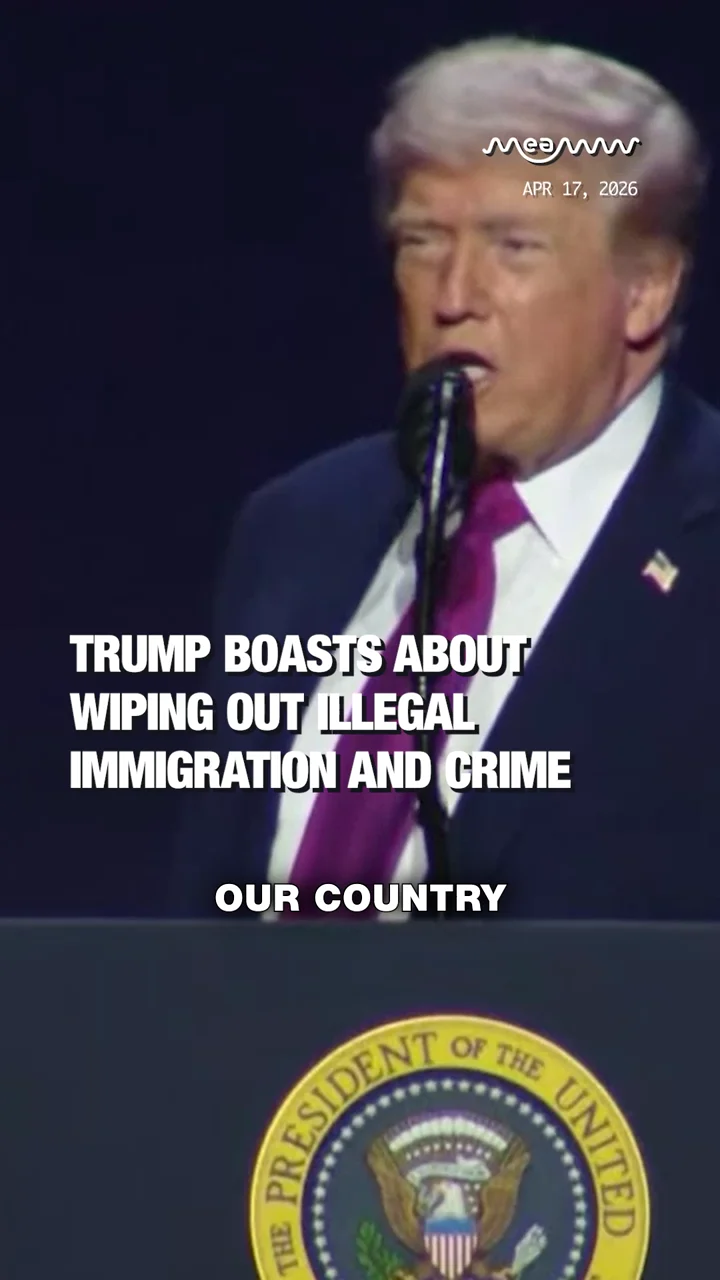 Trump boasts about wiping out illegal immigration and crime