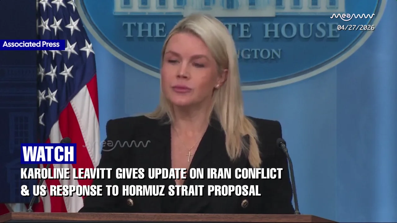 “Clear Red Lines”: Leavitt Responds to Iran’s Proposal to Reopen Strait of Hormuz