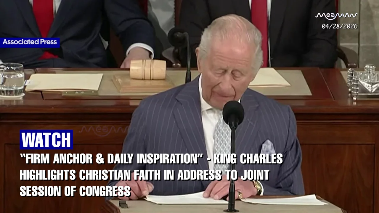 “Firm anchor & daily inspiration” - King Charles highlights Christian faith in address to Joint Session of Congress