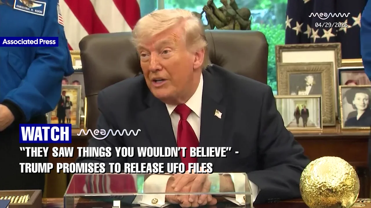 Trump promises to release UFO files: “They saw things you wouldn’t believe”