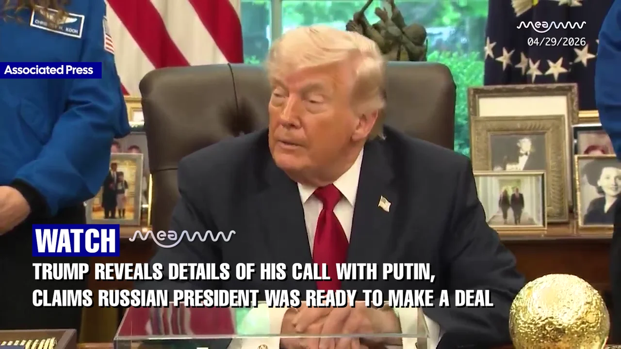 Trump reveals details of his call with Putin, claims Russian President was ready to make a deal