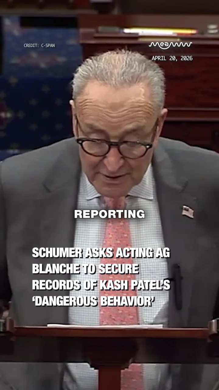 Schumer asks acting AG Blanche to secure records of Kash Patel’s ‘dangerous behavior’