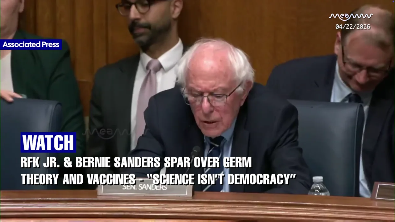 “Science Isn’t a Democracy”: RFK Jr. and Bernie Sanders Spar Over Germ Theory and Vaccine Efficacy