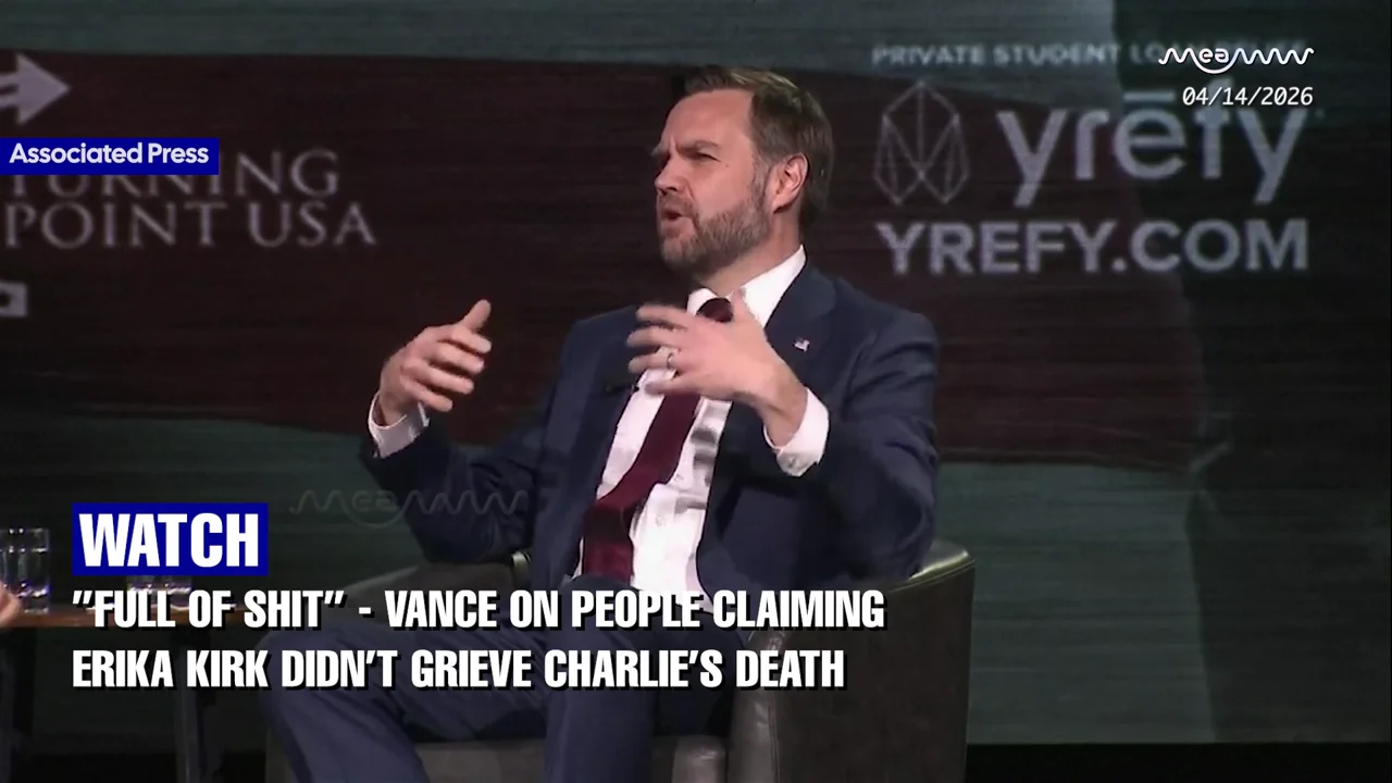 JD Vance Defends Erika Kirk Against Online Claims: “Full of Shit”