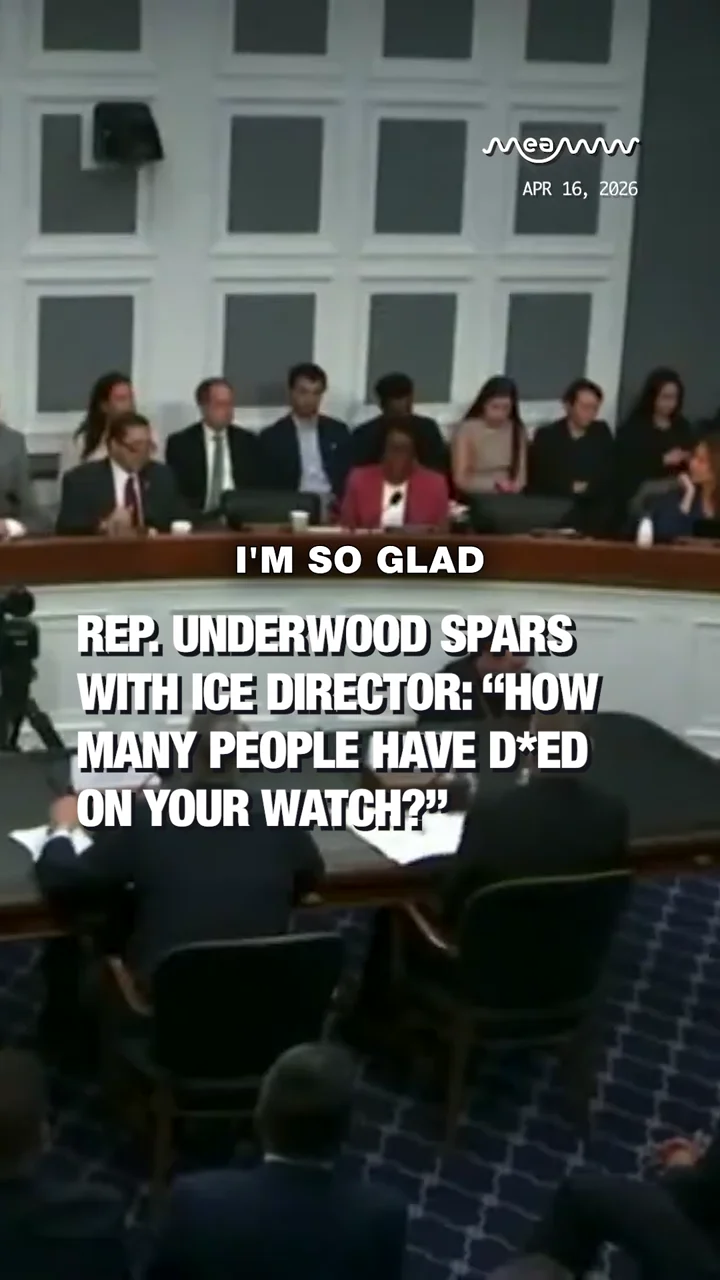 Rep. Underwood spars with ICE Director: “How many people have died on your watch?”