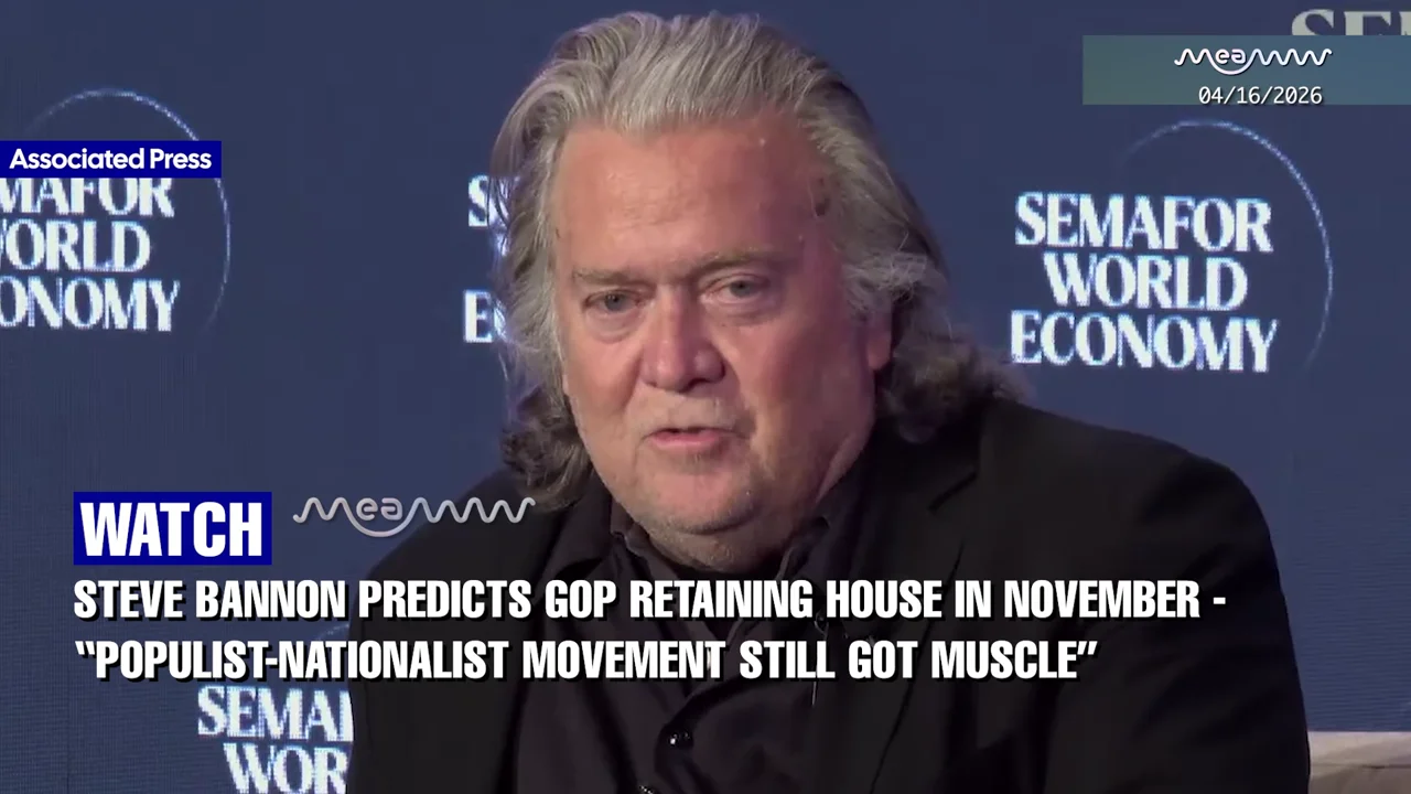 Steve Bannon Predicts GOP Will Keep House in November — “Populist-Nationalist Movement Still Strong”