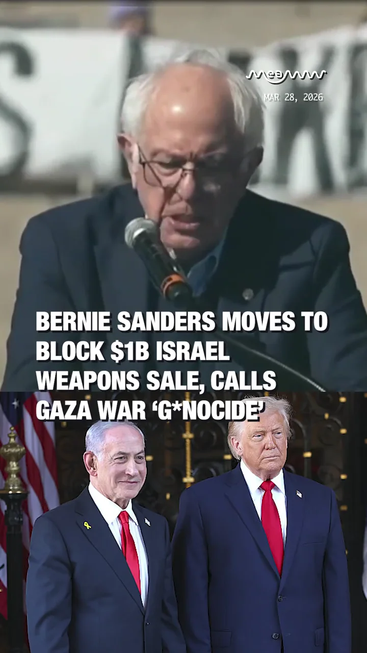Bernie Sanders Moves to Block $1B Israel Weapons Sale, Calls Gaza War ‘G*nocide’