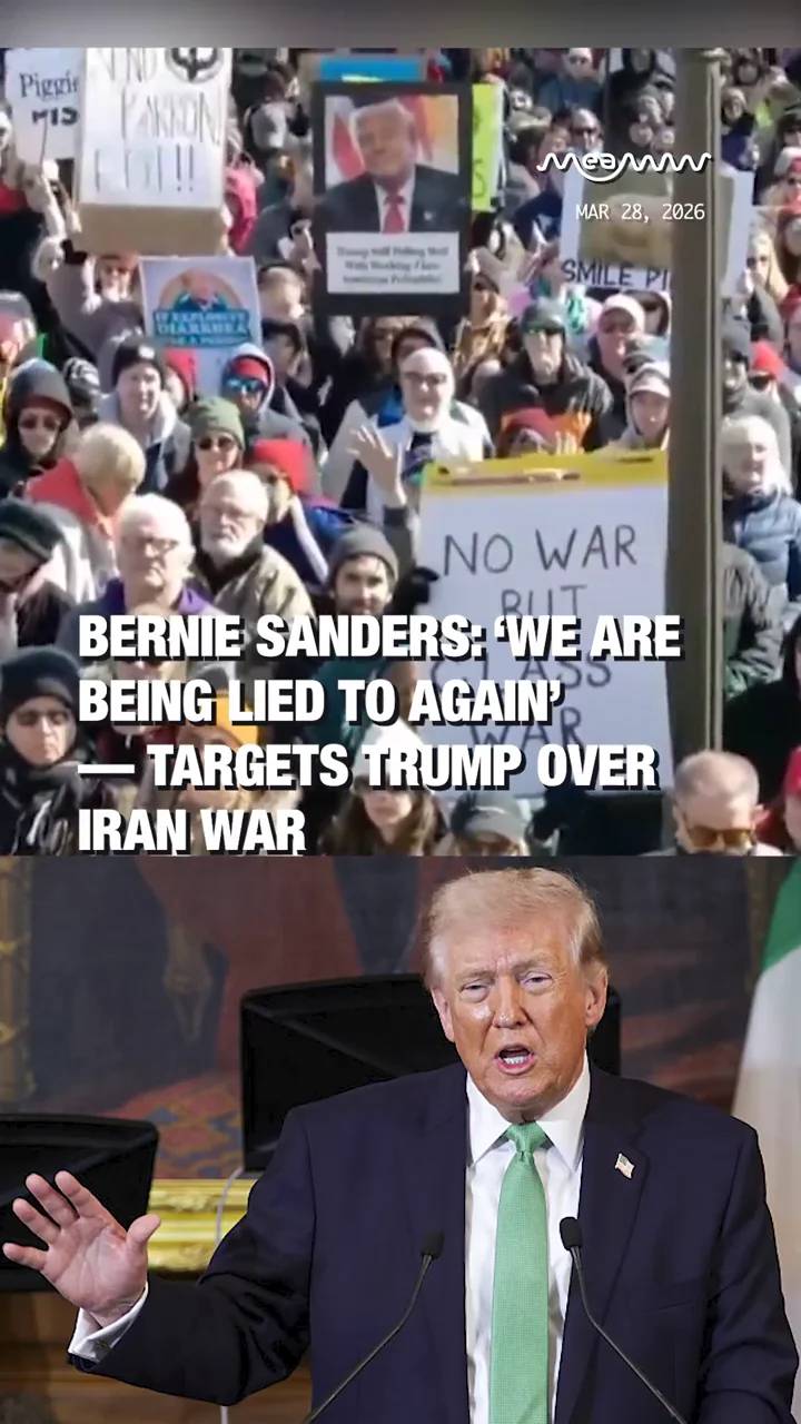 Bernie Sanders: ‘We Are Being Lied To Again’ — Targets Trump Over Iran War
