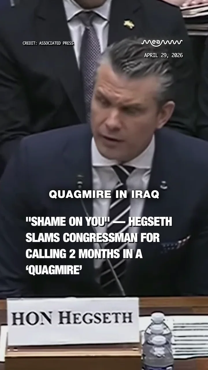 "Shame on You" — Hegseth Slams Congressman for Calling 2 Months in a ‘Quagmire’
