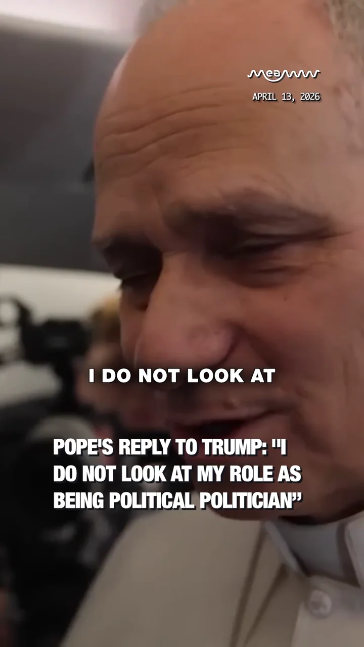 Pope's Reply To Trump: "I do not look at my role as being political politician”