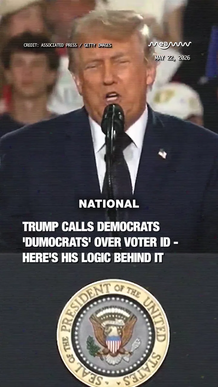 Trump calls Democrats 'Dumocrats' over Voter ID - Here's his logic behind it