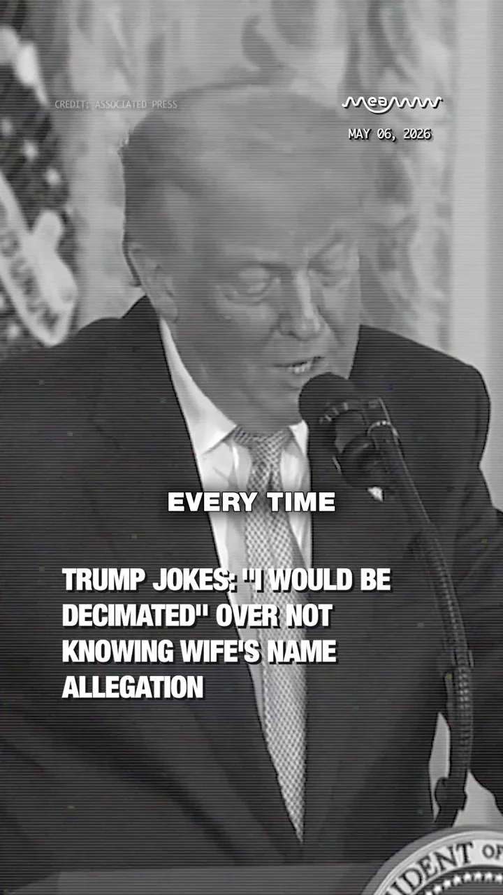 TRUMP JOKES: "I Would Be Decimated" Over Not Knowing Wife's Name Allegation