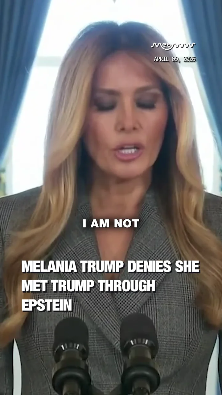 Melania Trump Denies She Met Trump Through Epstein