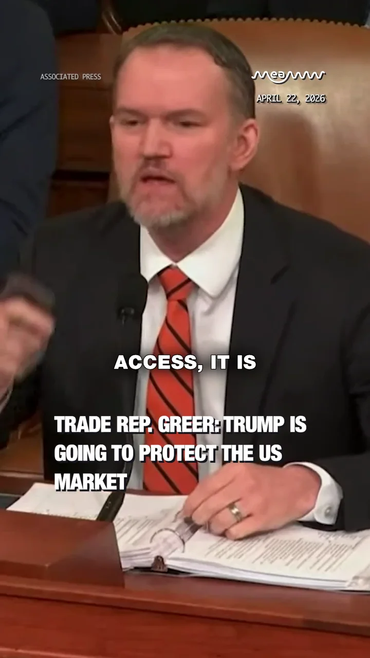 Trade Rep. Greer: Trump Is Going to Protect the US Market