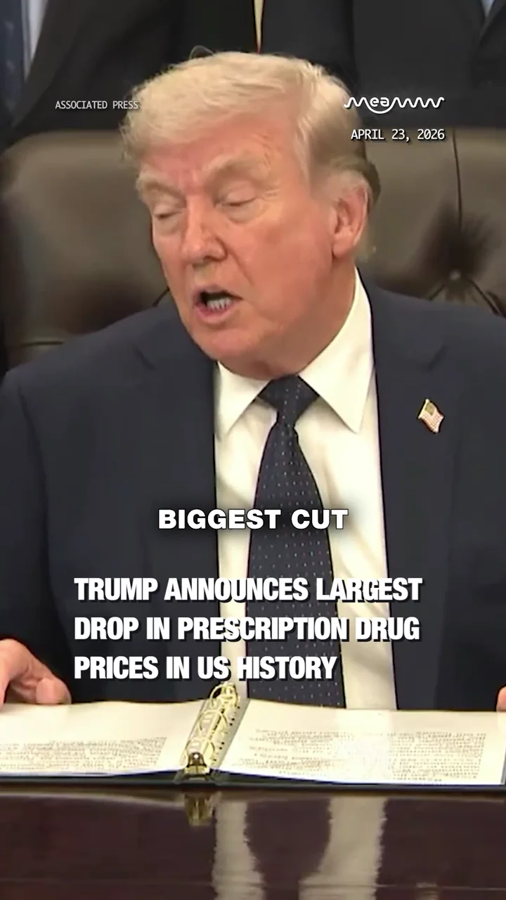 Trump Announces Largest Drop in Prescription Drug Prices in US History