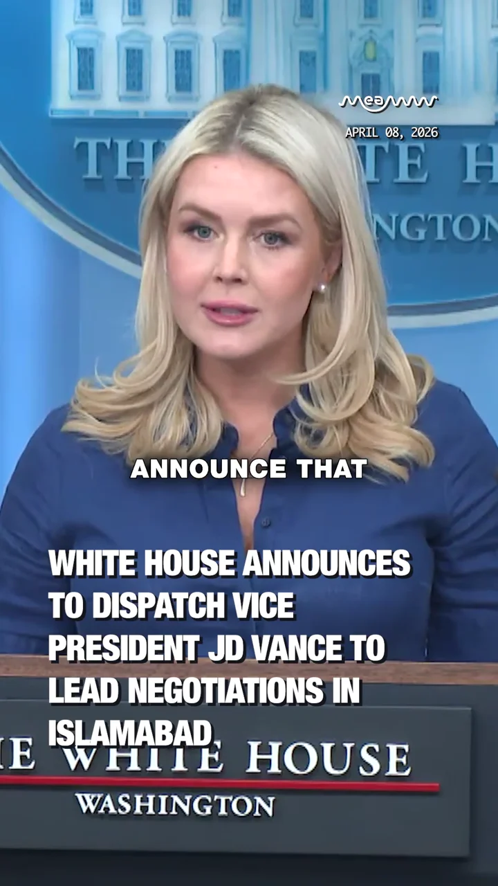 White House Announces To Dispatch Vice President JD Vance To Lead Negotiations In Islamabad