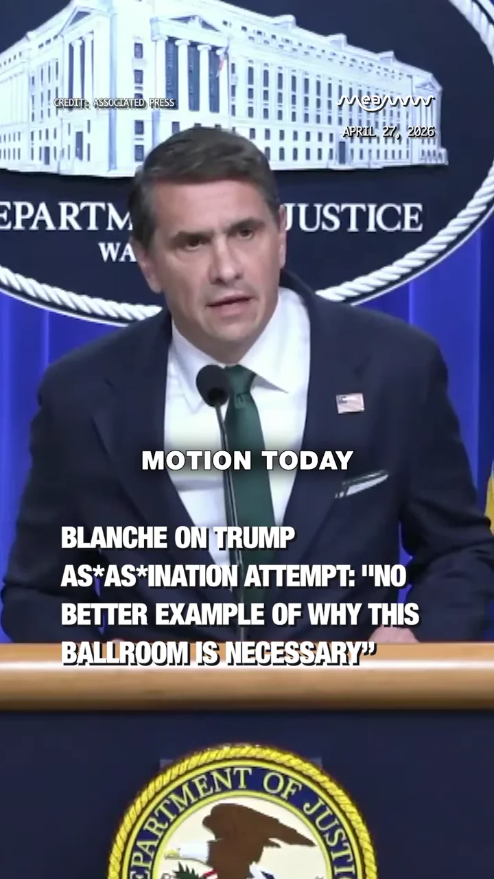 Blanche on Trump Assassination Attempt: "No Better Example of Why This Ballroom Is Necessary”