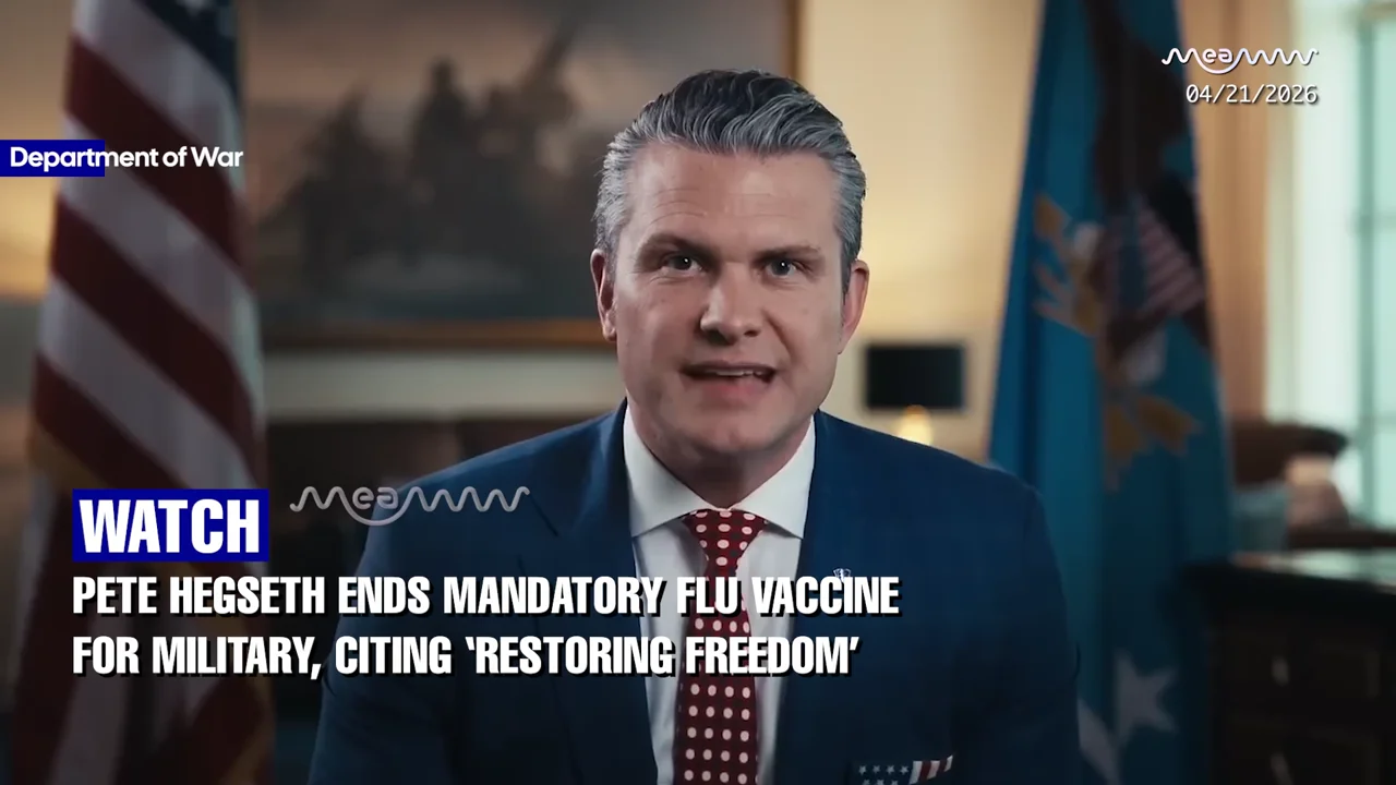 Pete Hegseth Ends Mandatory Flu Vaccine for Military, Citing ‘Restoring Freedom’