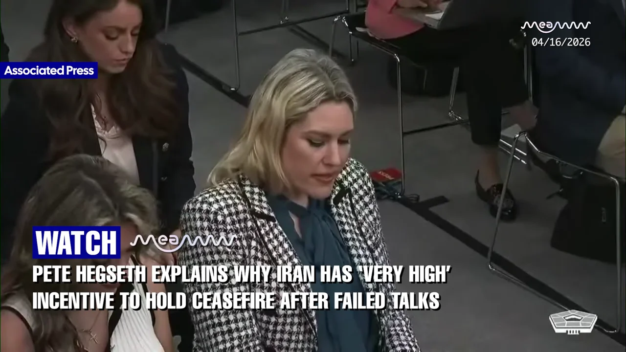 Hegseth Says Iran Has “Very High” Incentive to Hold Ceasefire After Failed Talks