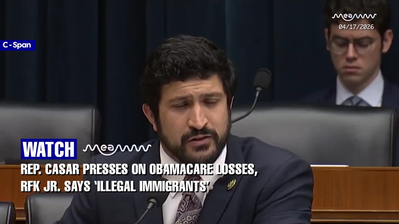 Rep. Casar Presses on Obamacare Losses, RFK Jr. Says ‘Illegal Immigrants’